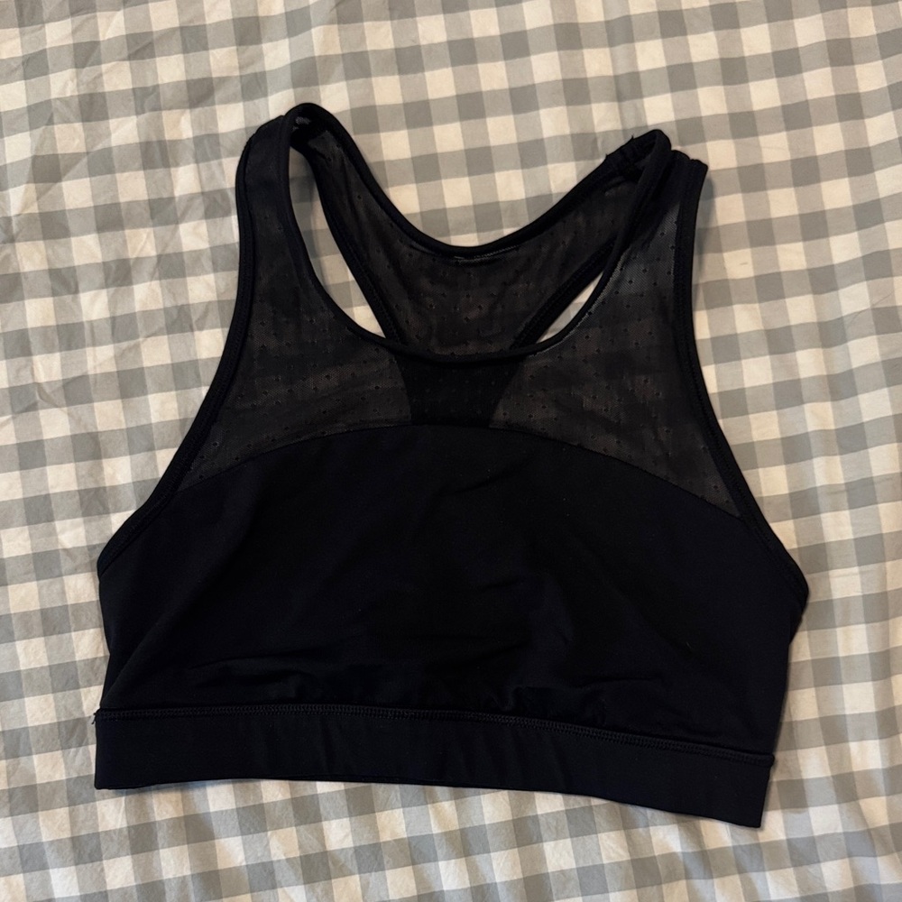Lululemon black sports bra, size 4